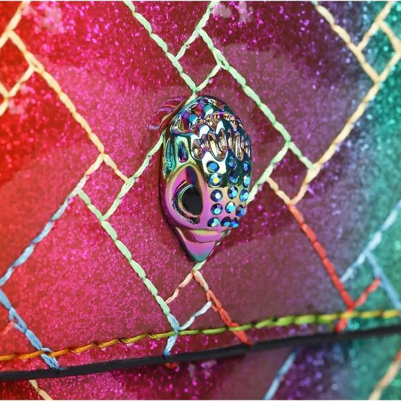 KURT GEIGER London Micro Kensington Shoulder Bag Rainbow NWT - Picture 5 of 5